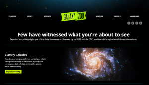 galaxy zooのWebサイト